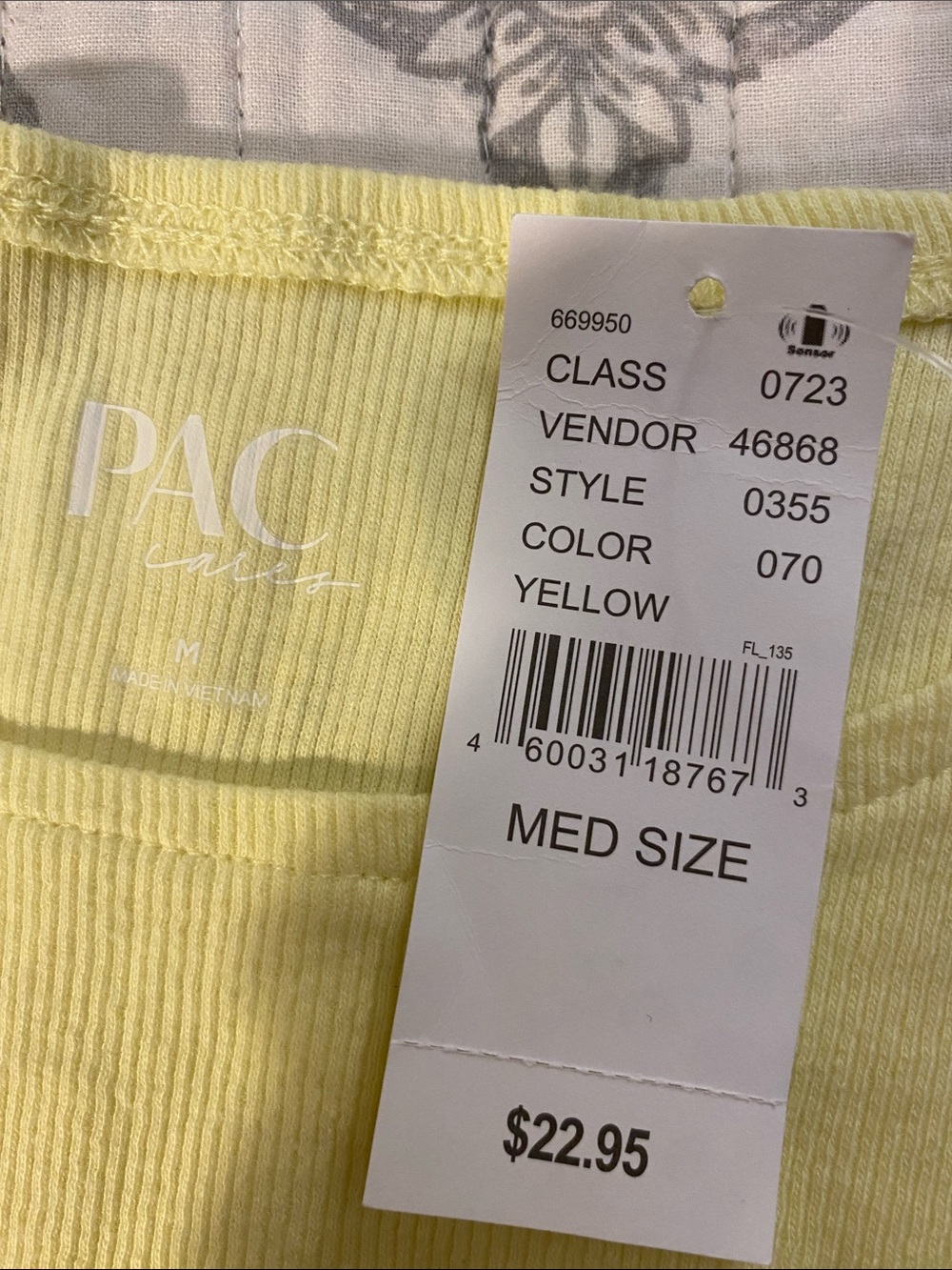 PacSun Lemon Ribbed Crop Tank - Picture 4 of 5